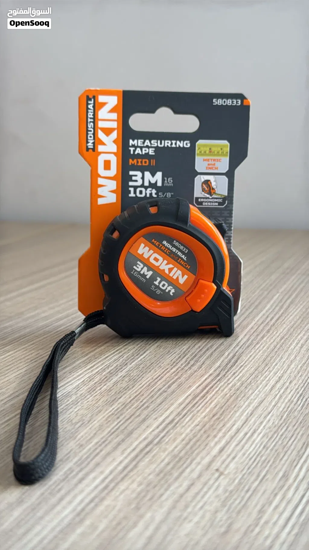 WOKIN Measuring Tape with SIYAB TRADING شريط القياس ( فوت ) 3 متر مع سياب للتجارة