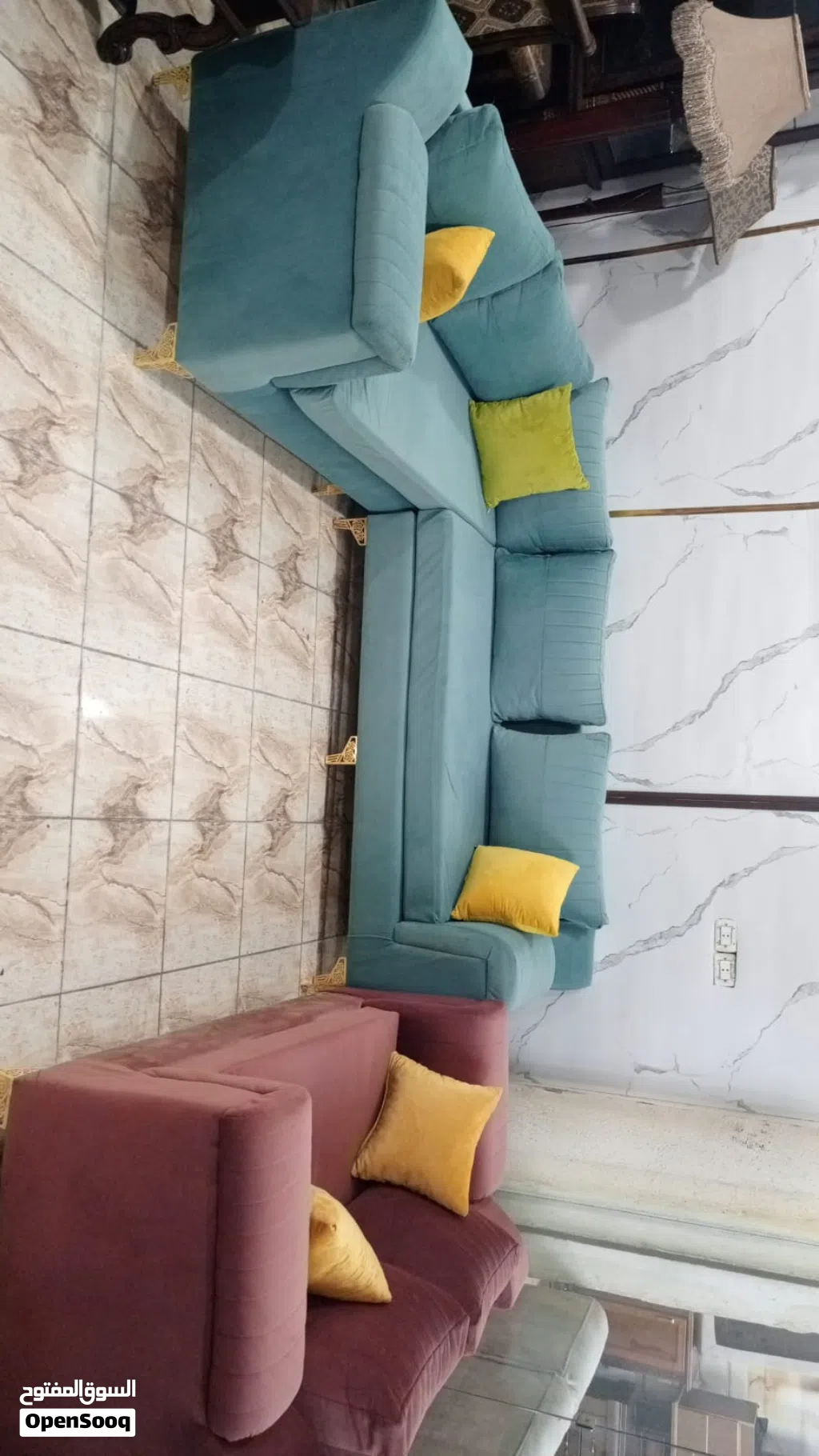 طقم كنب مودرن كورنر