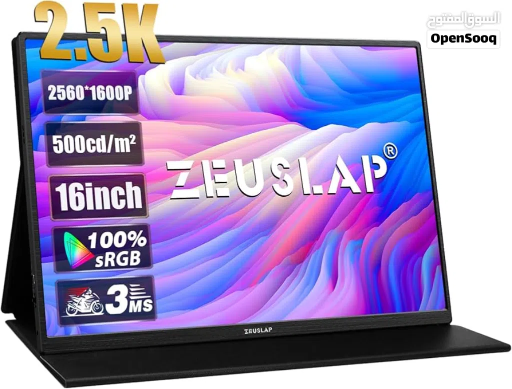 شاشه 2k بلس حجم 16 ips الوان ودقه ممتازه