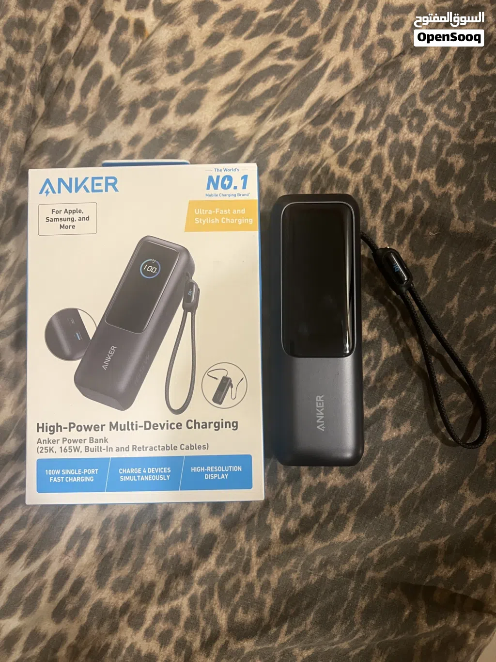 ANKER Prime 25000mAh (90Wh) لبيع باور بانك 25000mAh / 90Wh :السعة