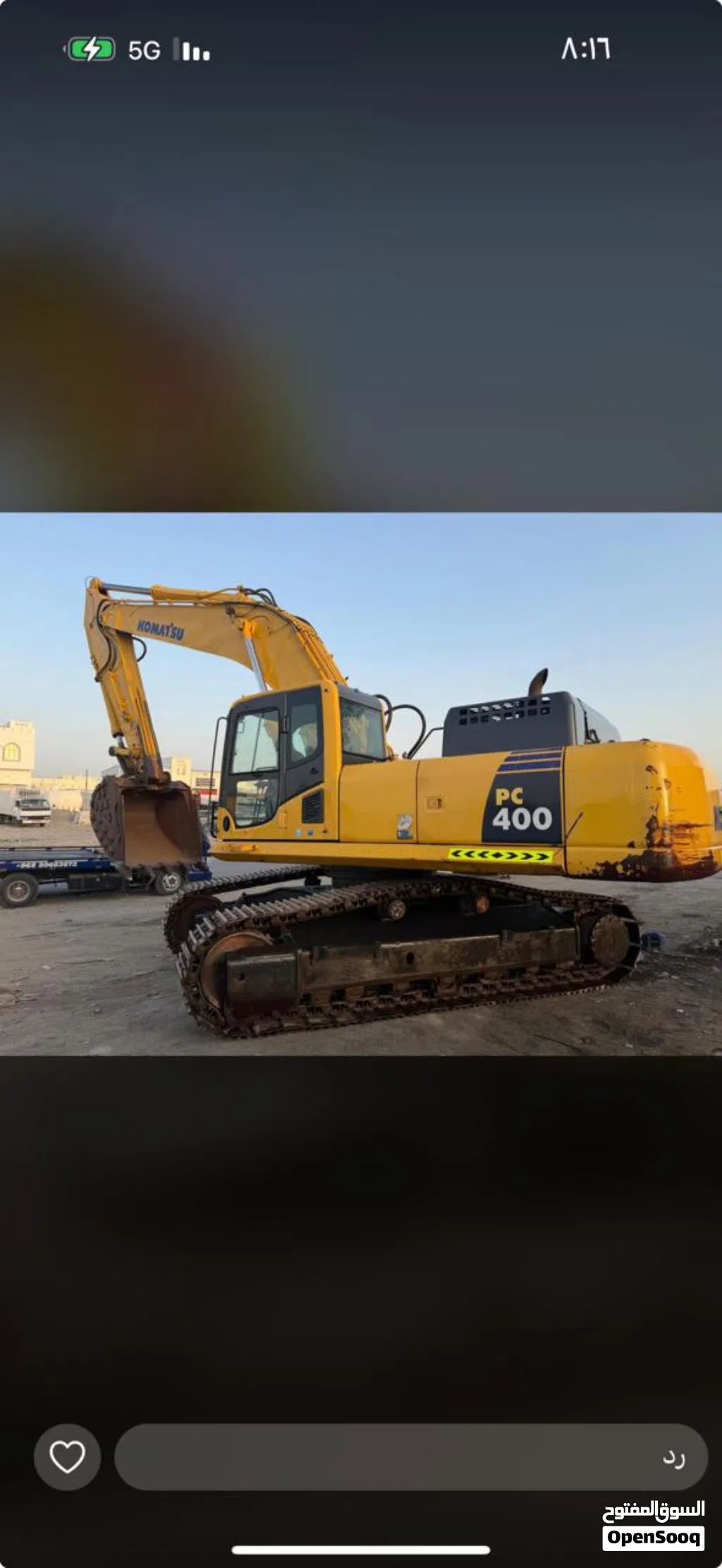 Komatsu PC 400 for rent or sale with new breaker