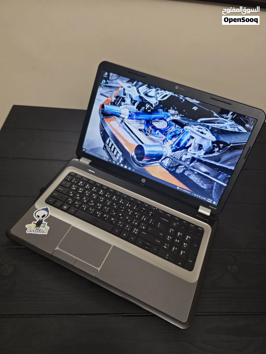 Hp pavilion G7 with AMD Radeon Graphics AMD A4 3300M 1.90GHz. 4GB DDR3 Ram. 180SSD hard drive 17.5i