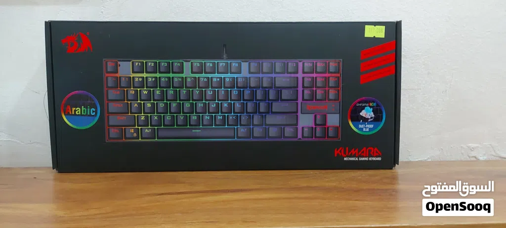 للبيع Redragon K552 Kumara Blue Switch – كيبورد ميكانيكي احترافي للألعاب والبرمجة بحالة ممتازة