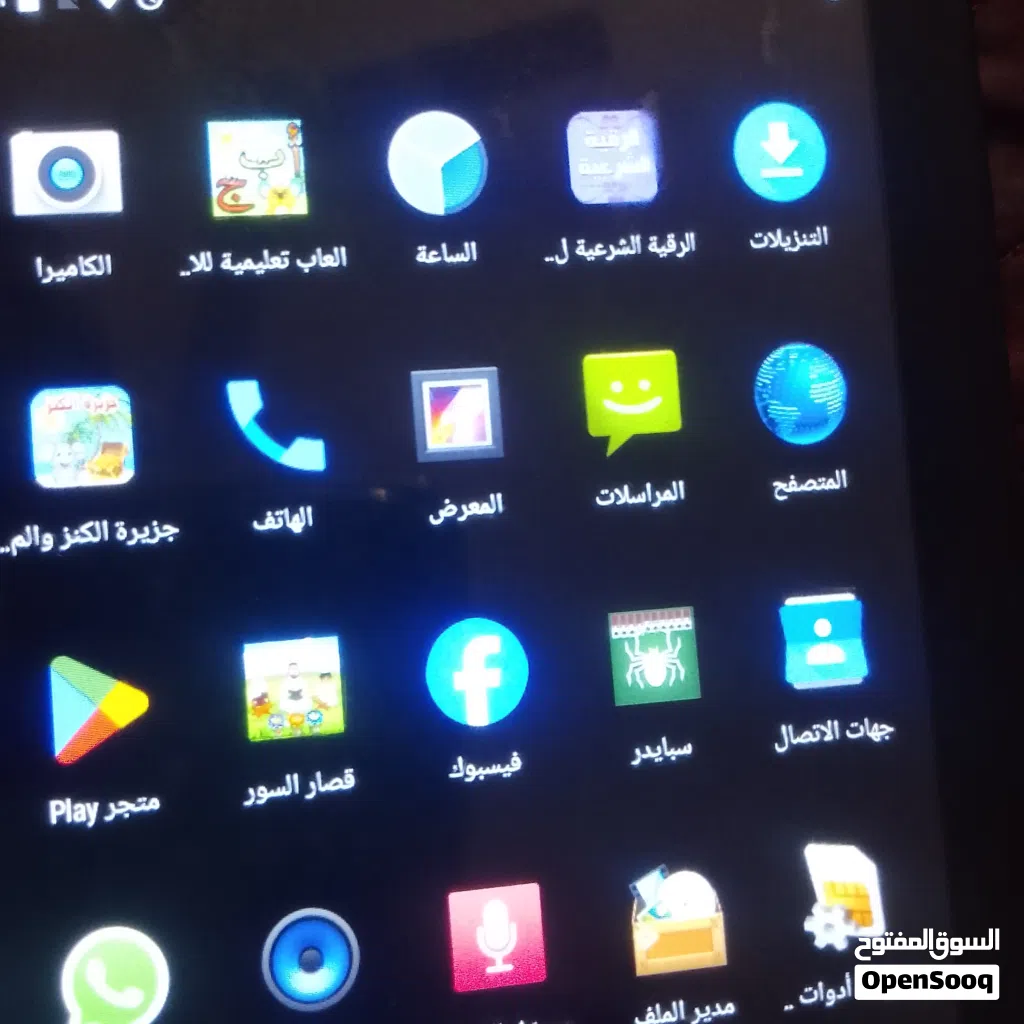 تابلت نوع ميدوا استخدام شهرين وضعه ممتاز للبيع على 22مافيه اشي شغال كامل وشبكة ق بزبط للاطفال موجود