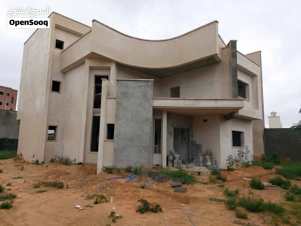 فيلا نظام خليجي نصف تشطيب الطريق الساحلي خلف حلويات العالم