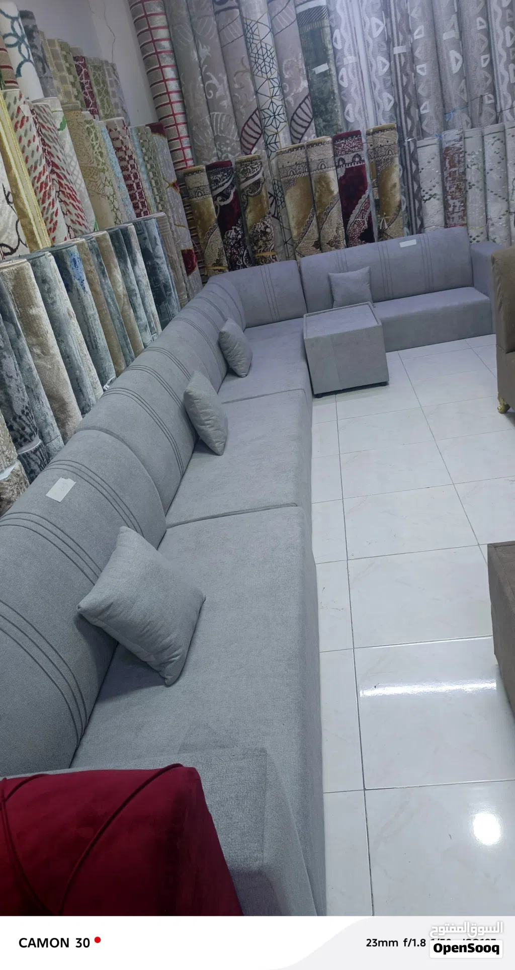 جایز طقم 7.50 متر 130 ریال كل شيء راح ينعطى لك بالأقساط، لكن لازم تدفع عربون (دفعة مقدمة) أول.