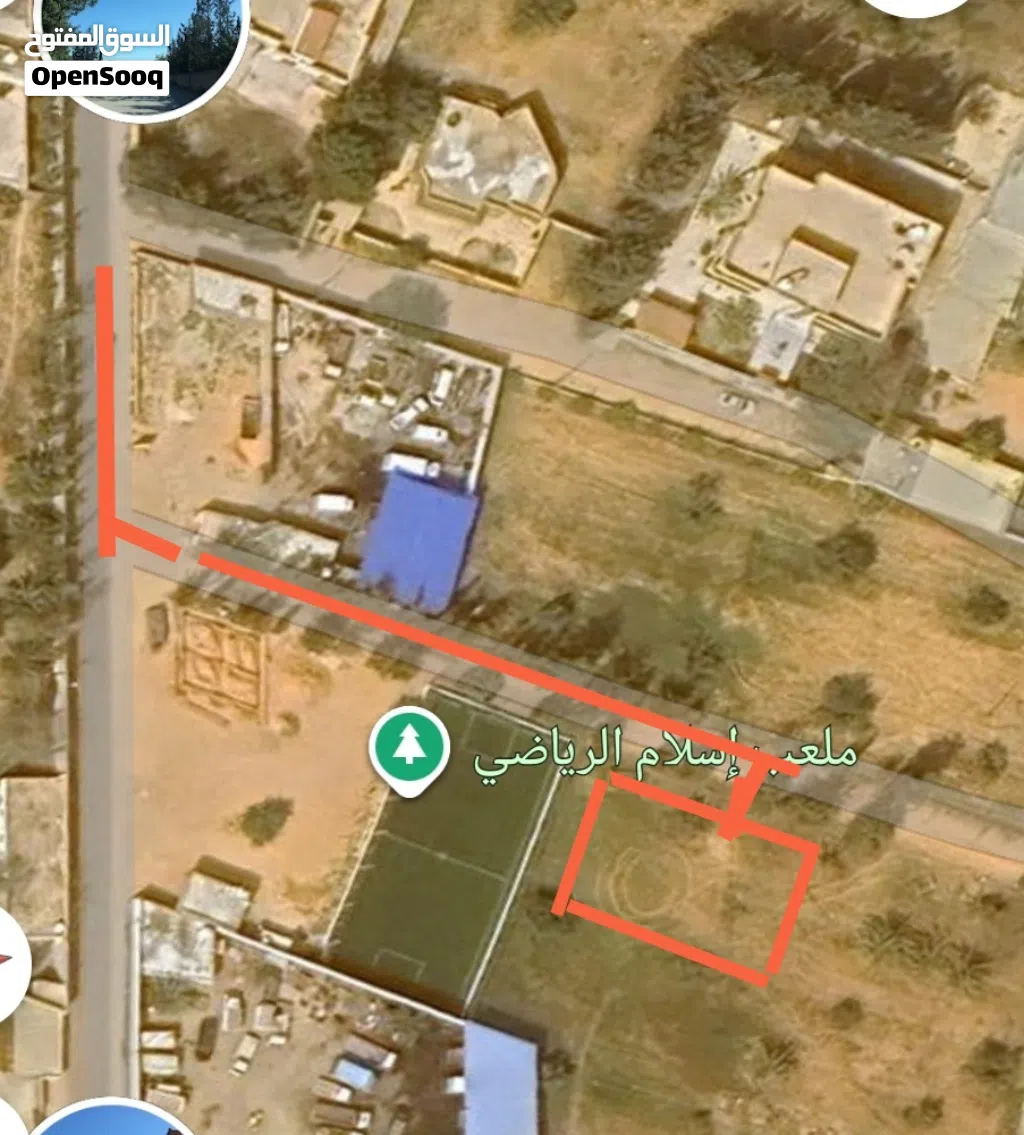 قطعة ارض مساحتها 3000متر