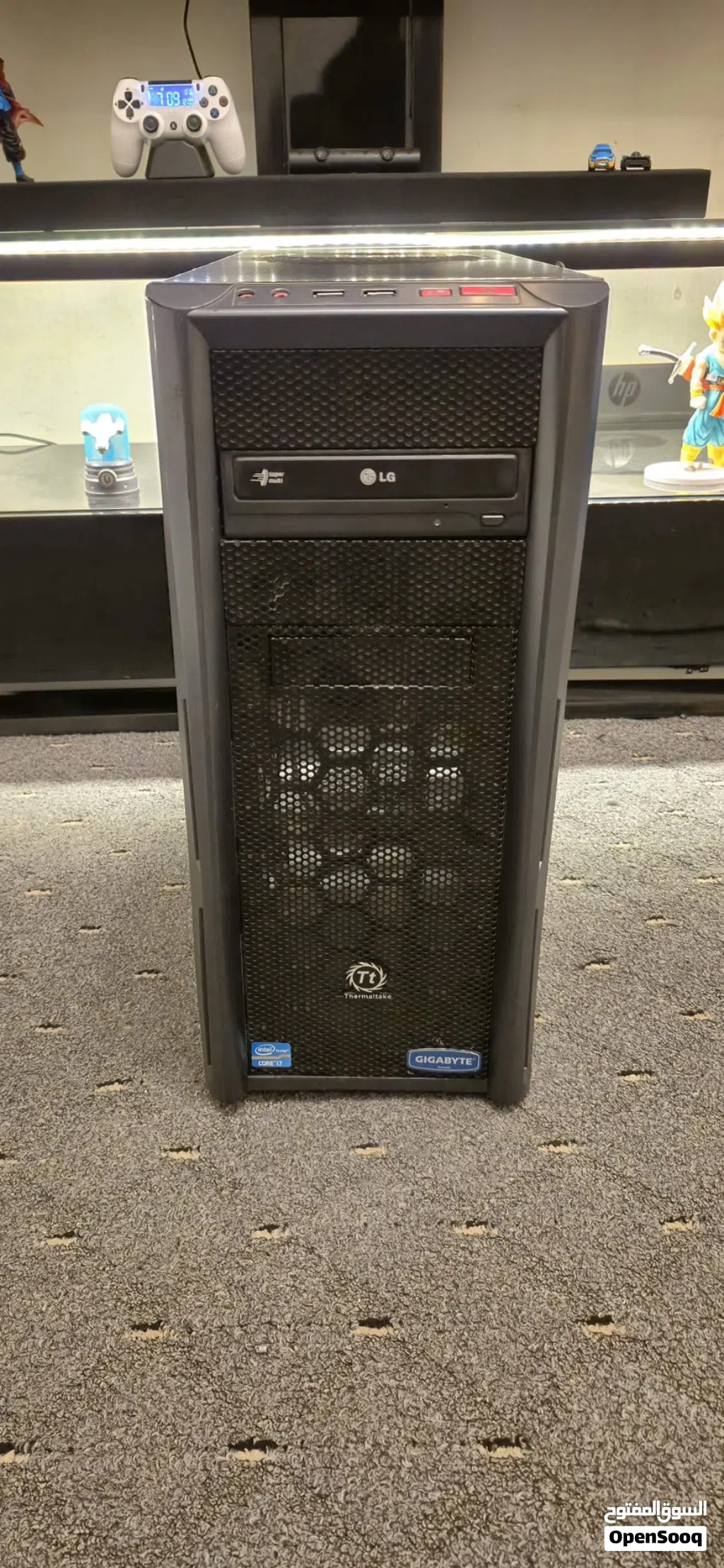 Pc case with motherboard almost brand new budget