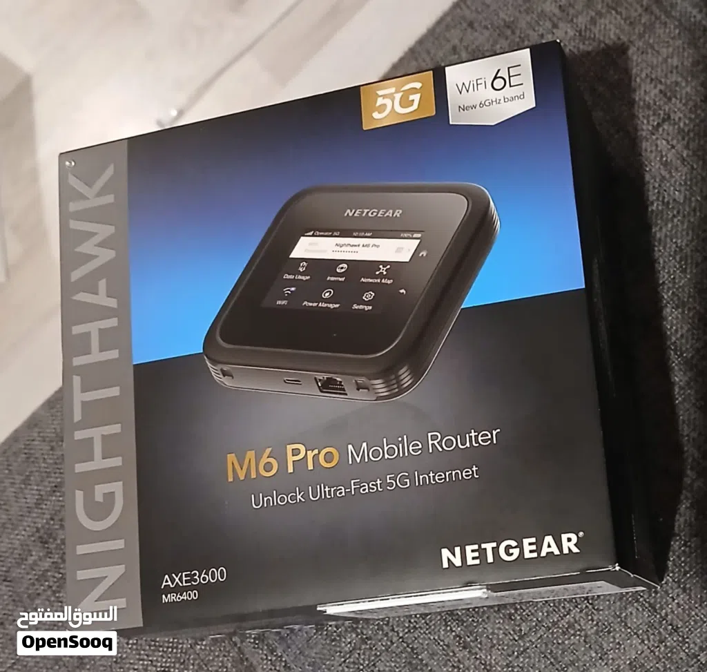 للبيع راوتر نتجير m6 pro 5G اقوى راوتر بالعالم لا تدور بعده ابد