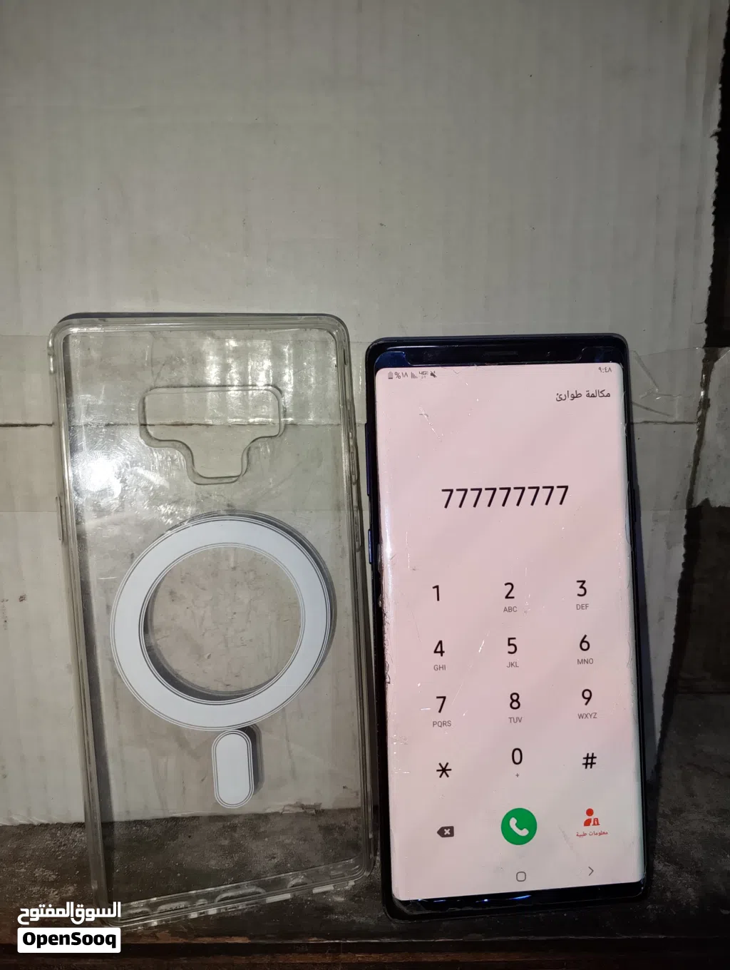 جوال سامسونج نوت 9 نظيييف عررطه قابل للتفاوض بالمعقول.