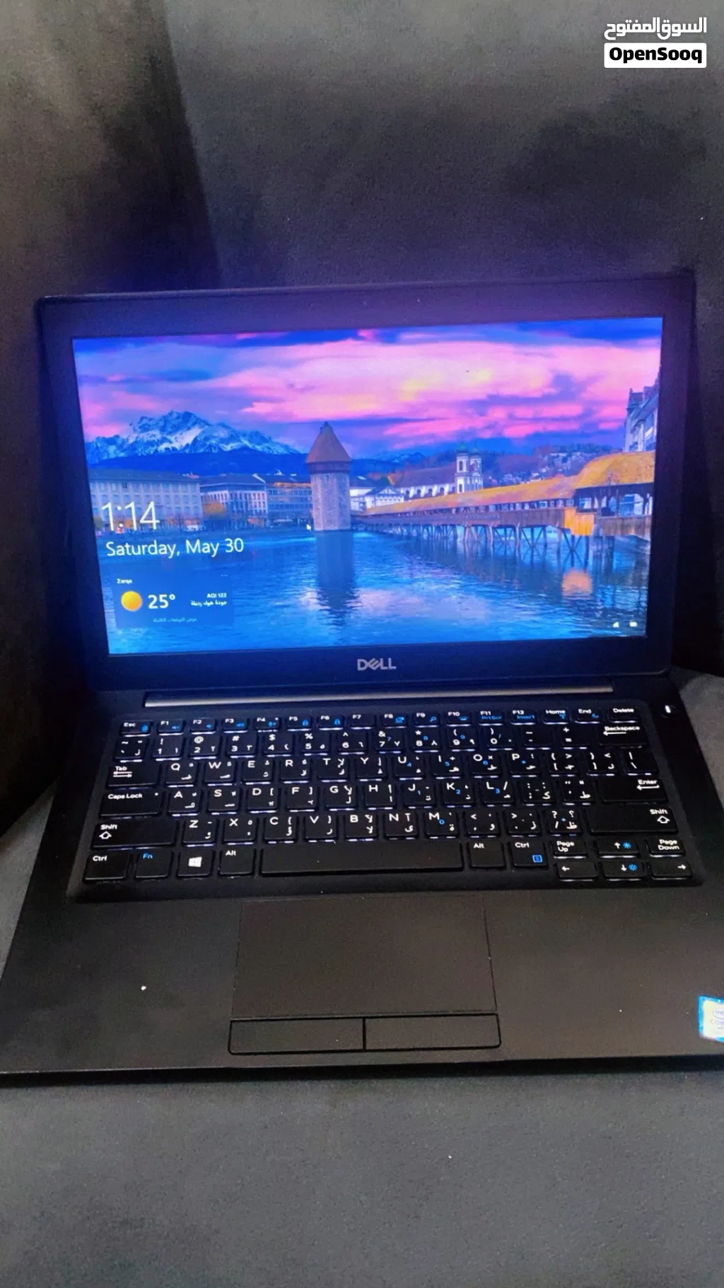 لابتوب core i7 الجيل الثامن dell 7290 للبيع او للبدل على pc اقرء الوصف اخوي