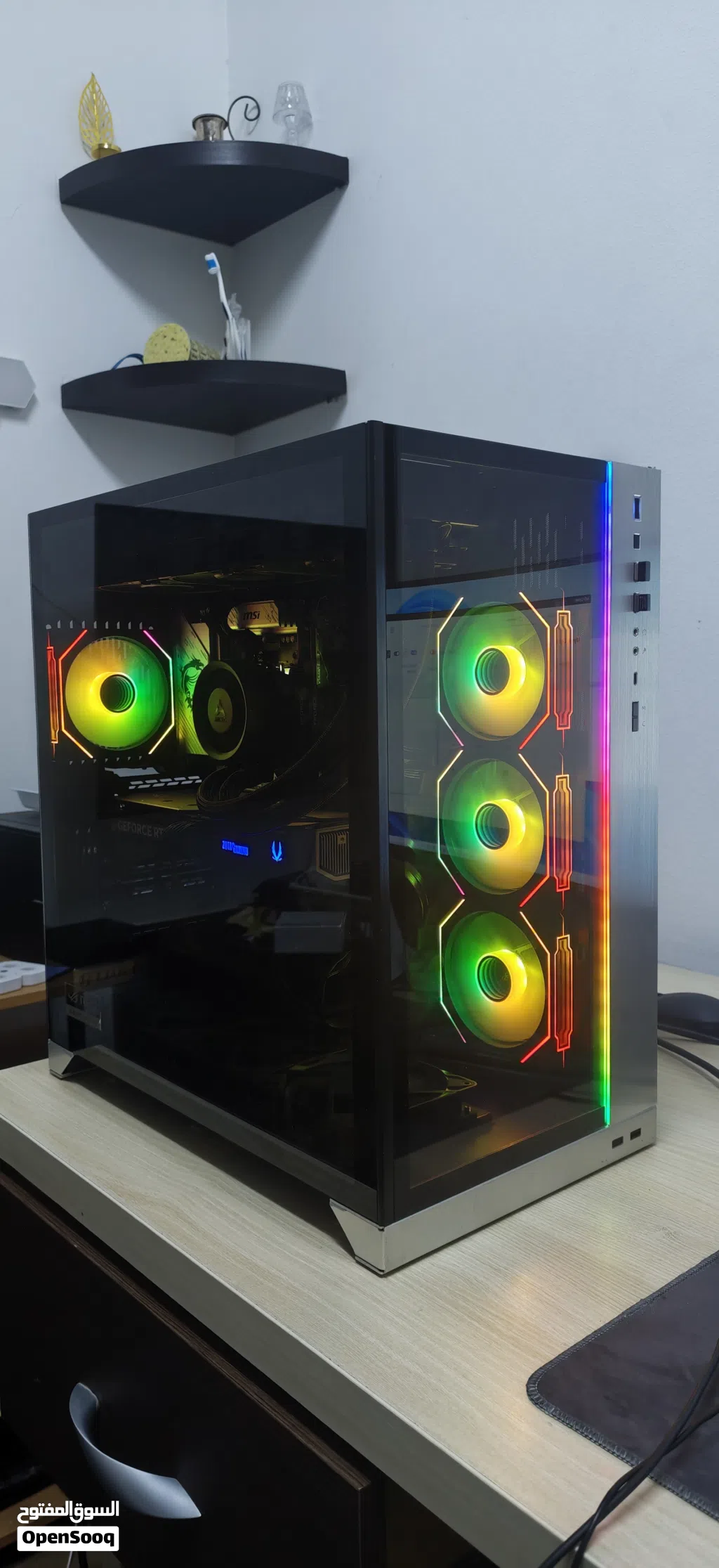 for sale new high end gaming pc للبيع بيسي قيمنق جديد لم يستخدم بمواصفات قوية وسعر خرافي