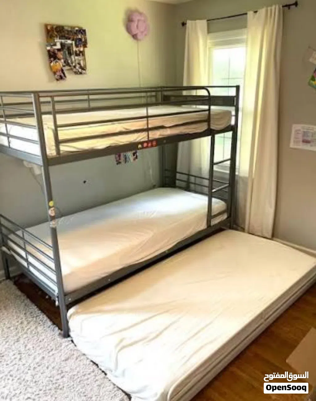 سرير bunk bed 3 طبقات 3 اسرة