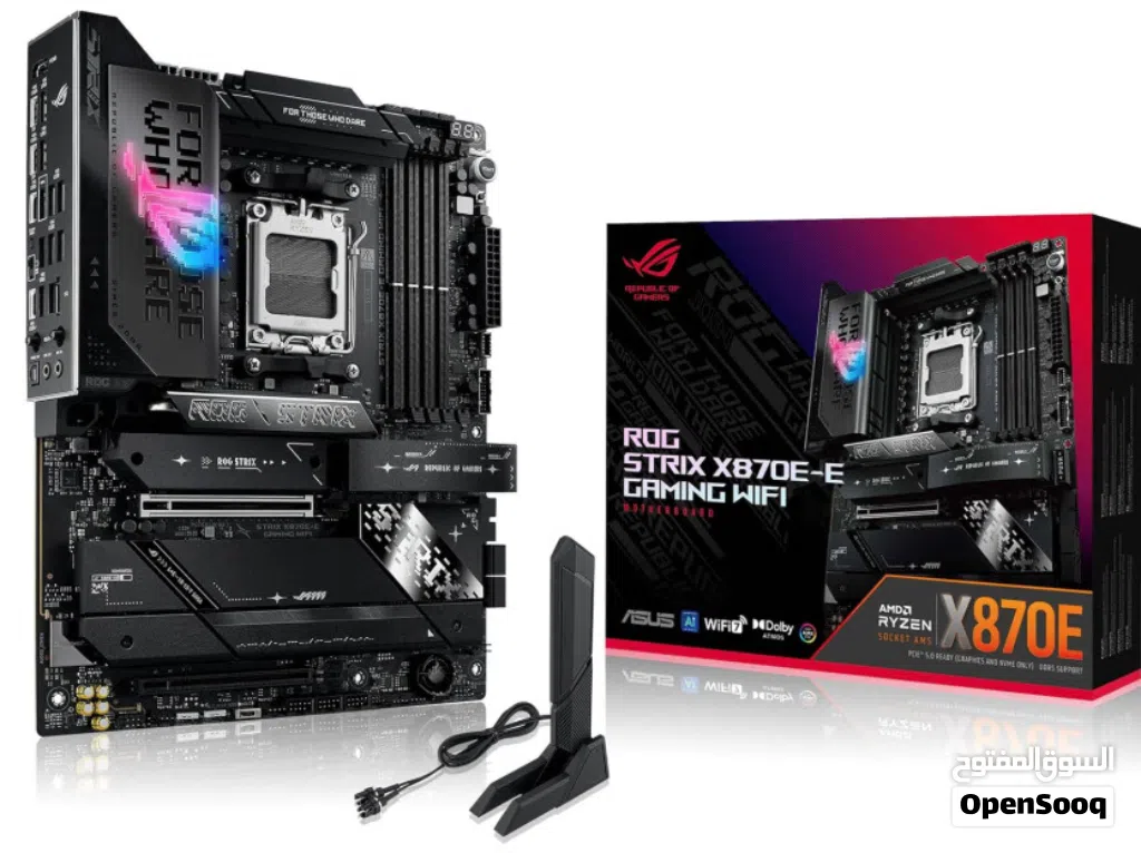 High-End ASUS ROG STRIX X870E E Motherboard for Sale.