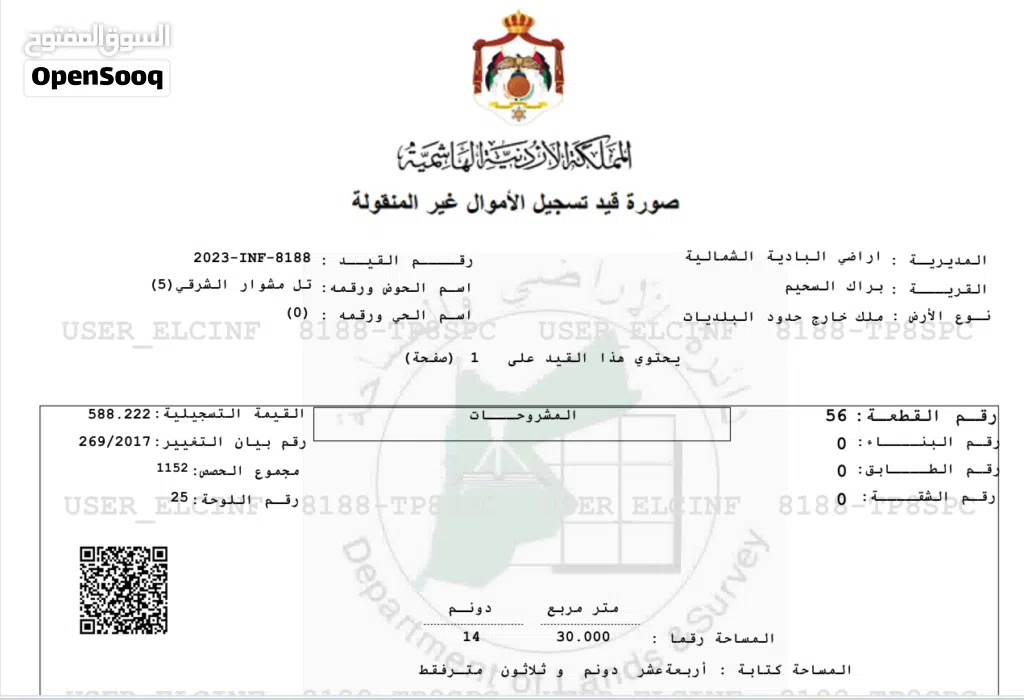 اراضي في البادية الشمالية فرصة استثمارية وباسعار تنافسية