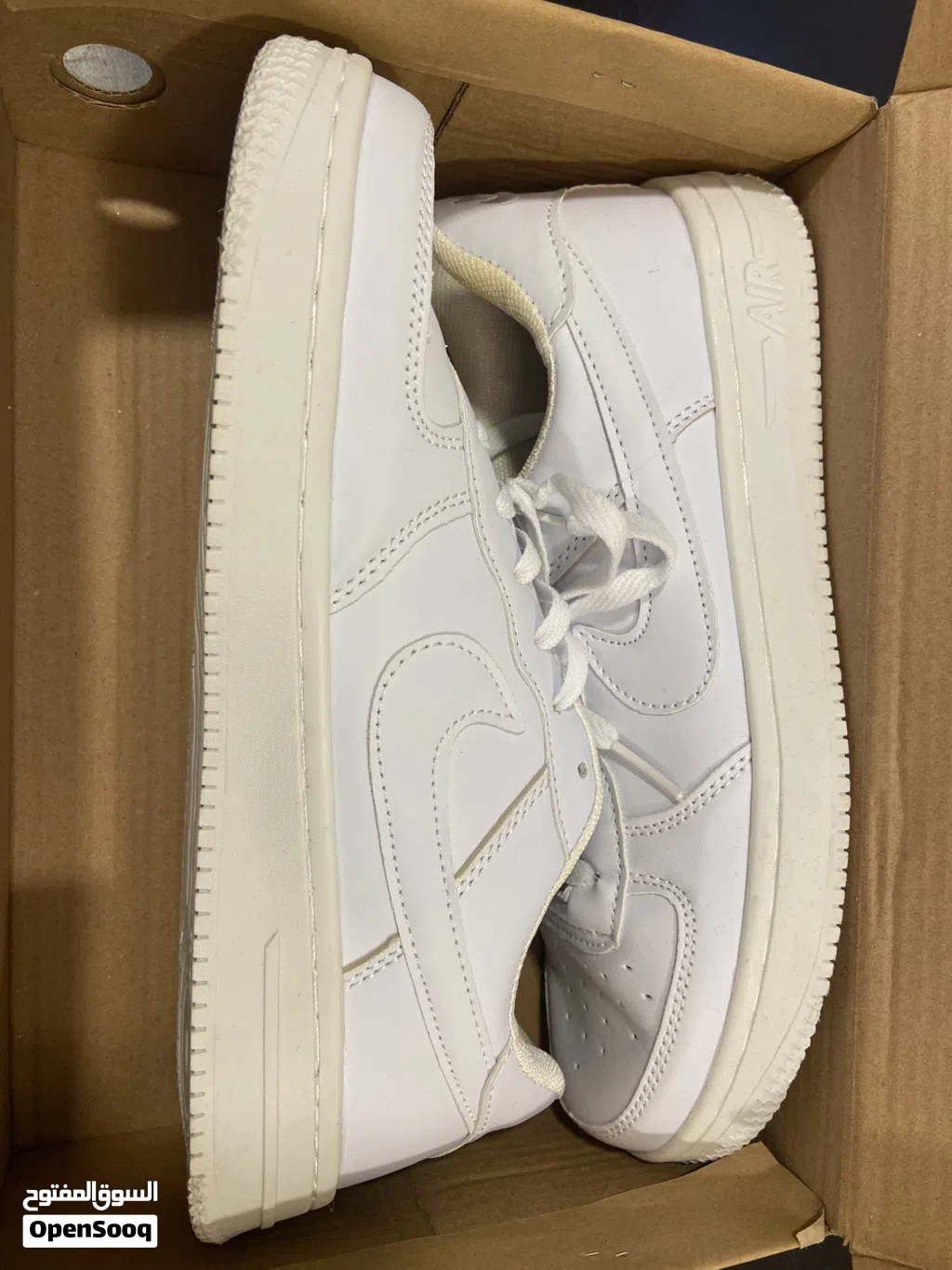 White air nike sneakers