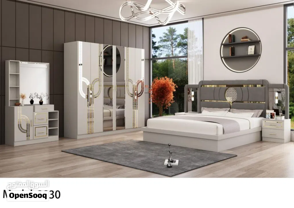 BedRoom Set 6pcs With 180x200x12cm Medical Mattress