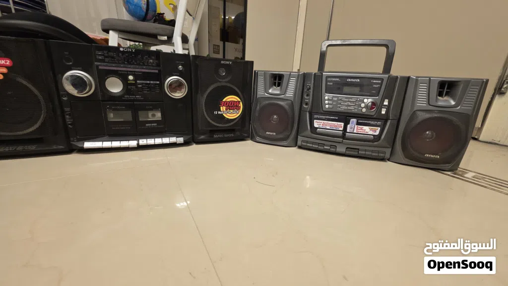 مسجلات سوني وآيوا (Sony & Aiwa) أصلية وكلاسيكية شغالة 100%