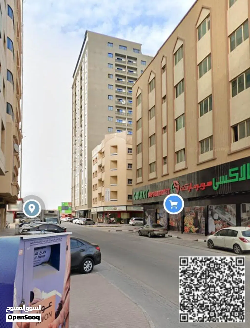 ارض تجارية g+6 ثالث قطعه من الكورنيشCommercial Land G+6, Third Plot from the Corniche