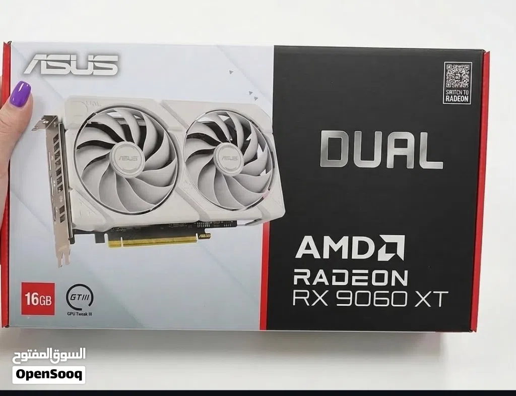 WHITE 9060XT 16GB NEW AVAILABLE FOR SALE ASUS WHITE 9060XT 16GB NEW AVAILABLE FOR SALE ASUS.........
