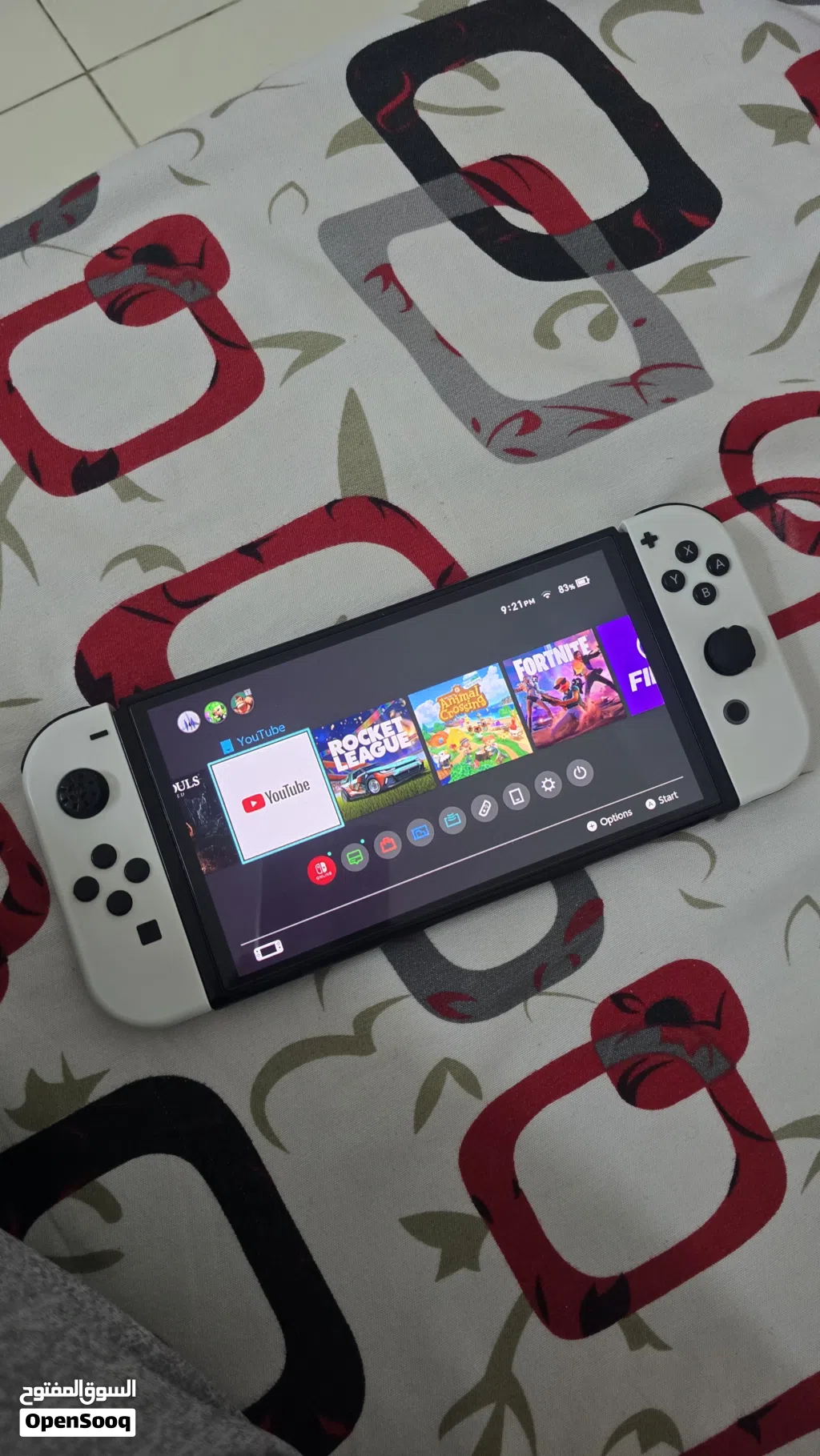 نينتندو سويتش oled بحاله ممتازه للبيع او البدل بما يناسب (شوف الوصف)