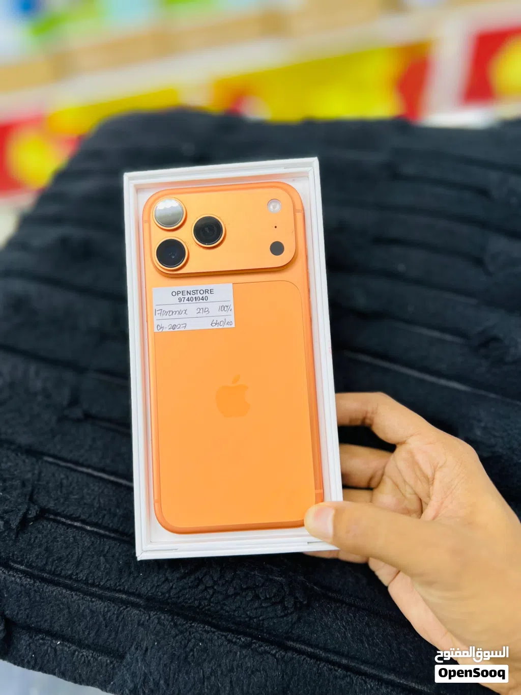 iPhone 17 pro max - 2 TB - Fine phone - warranty April 2027 - Box piece