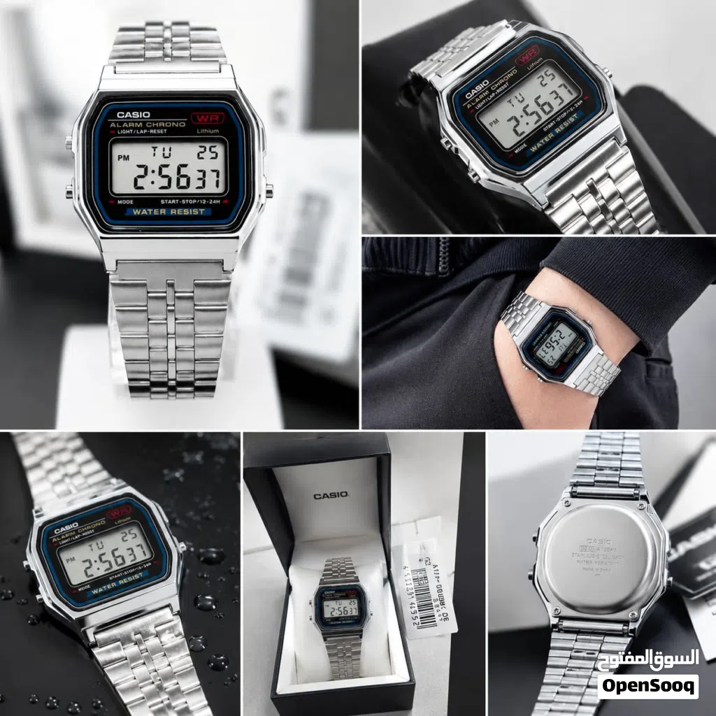 خصم خاص لفترة محدودة على ساعة Casio A158WA-1 الأصلية، السعر وباقي التفاصيل في الأسفل.