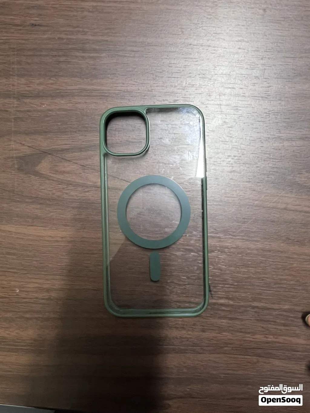 iPhone 12 Pro Max Forest Green MagSafe Clear Case (Good Condition)