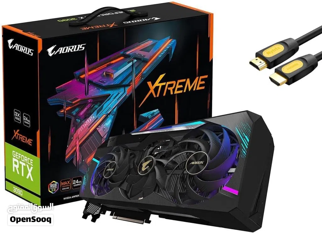 Gigabyte Aorus Extreme RTX 3090 24GB GDRR6X OC Edition Graphics Card For sale
