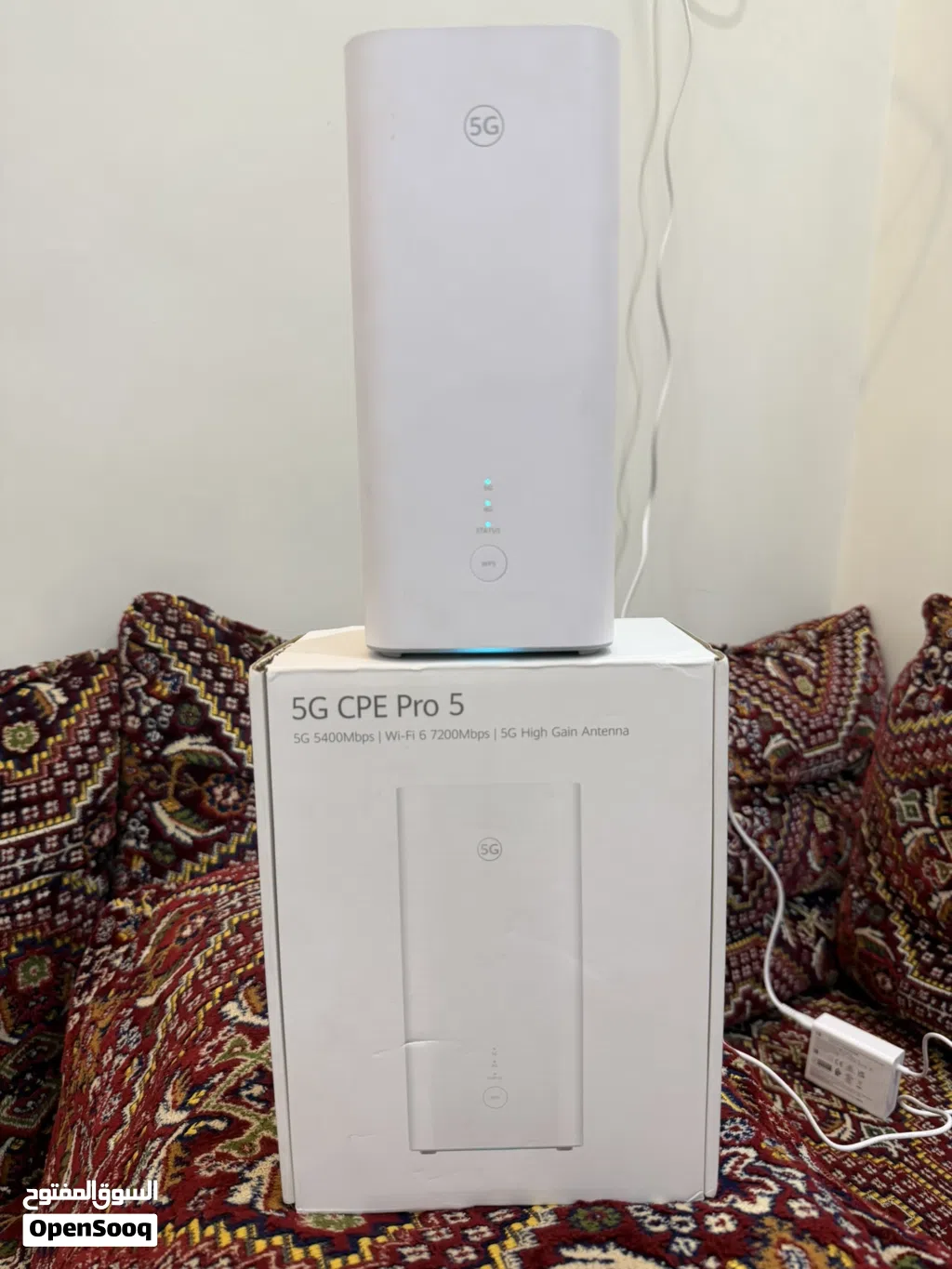 راوتر 5G CPE Pro 5 5G 5400Mbps Wi-Fi 6 7200Mbps 5G High Gain Antenna