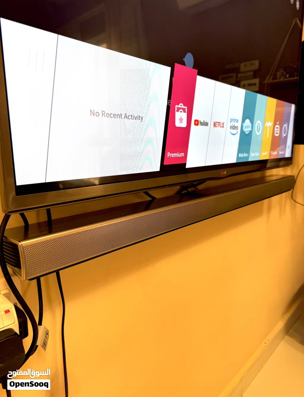 LG 42” 3D Smart Television + LG Sound Bar for Sale