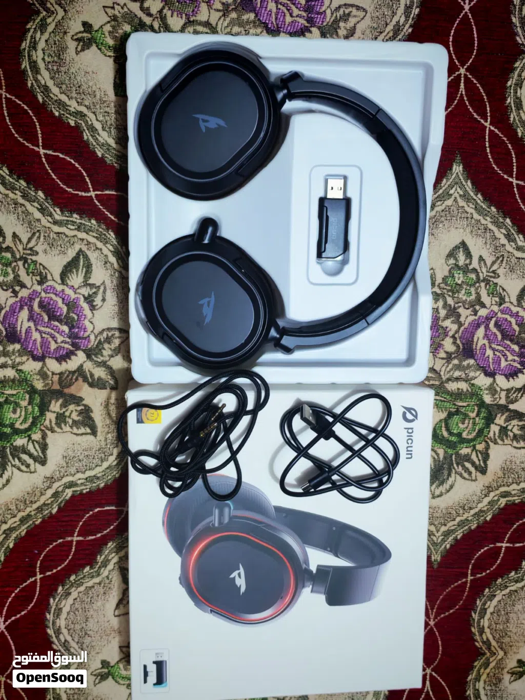 سماعة Picun G2 Gaming Headset بحالة ممتازة.