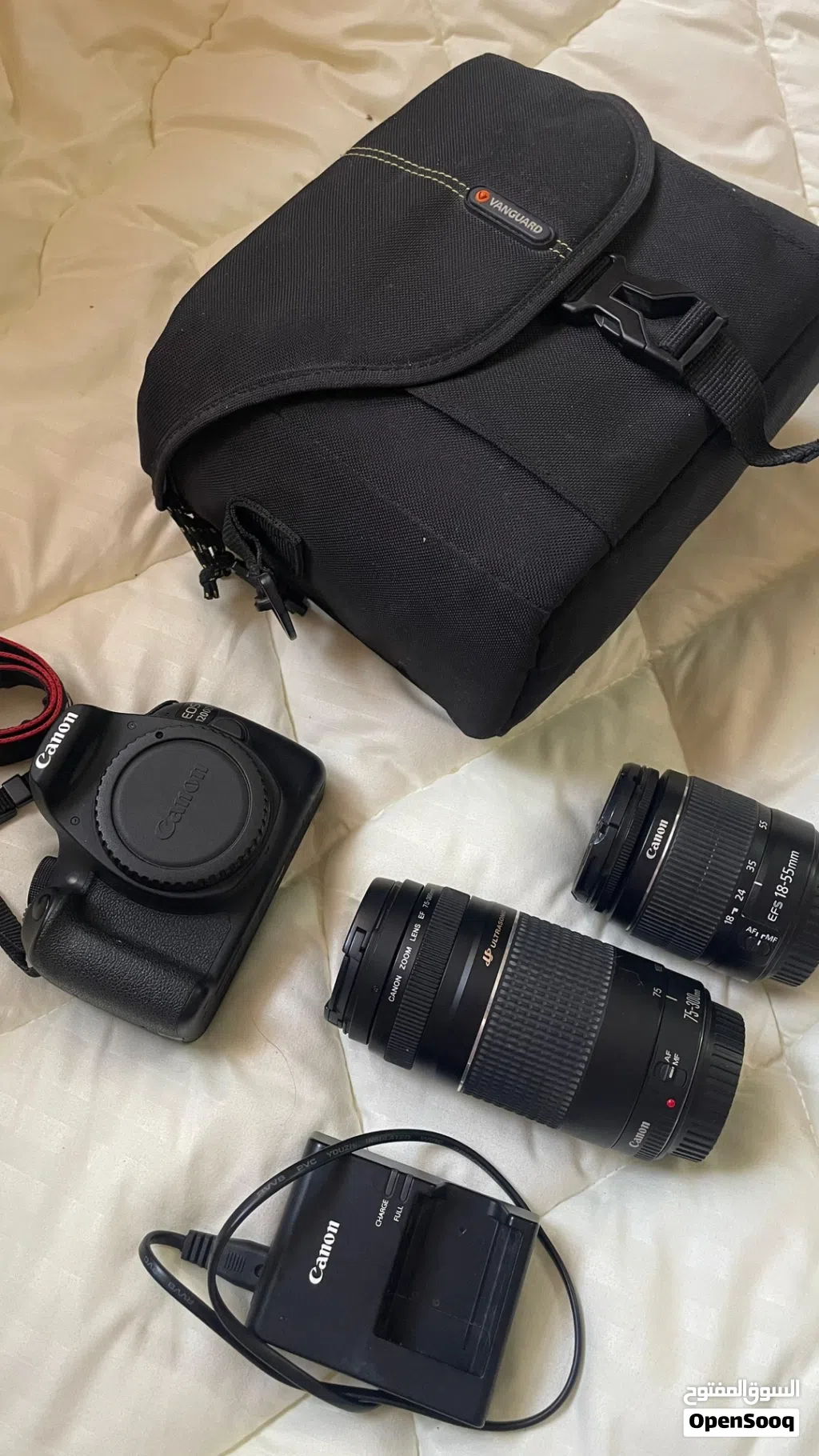 Canon1200D + lanses:(18-55)(75-300)