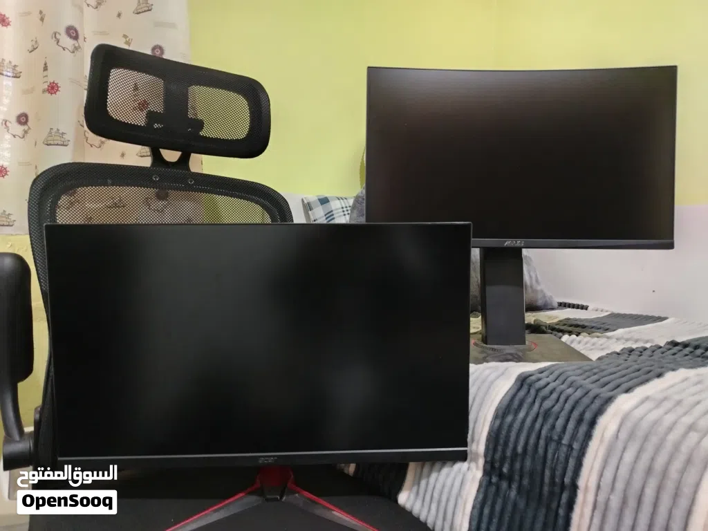 i have two monitors for sale Acer 27inch 165hz and ASUS 24inch 120hz both 1080p