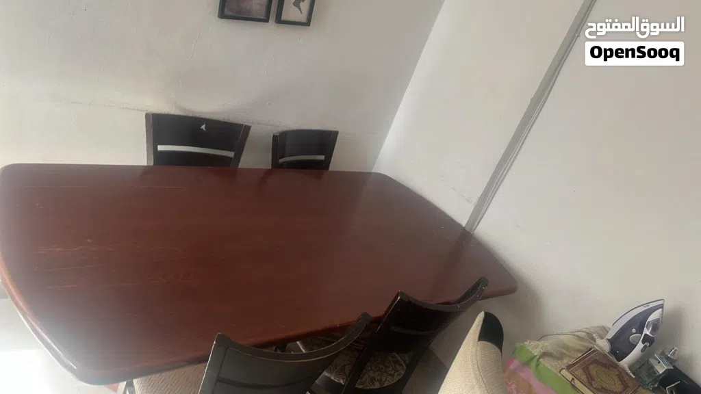 Used dining table and 5 chair for sale