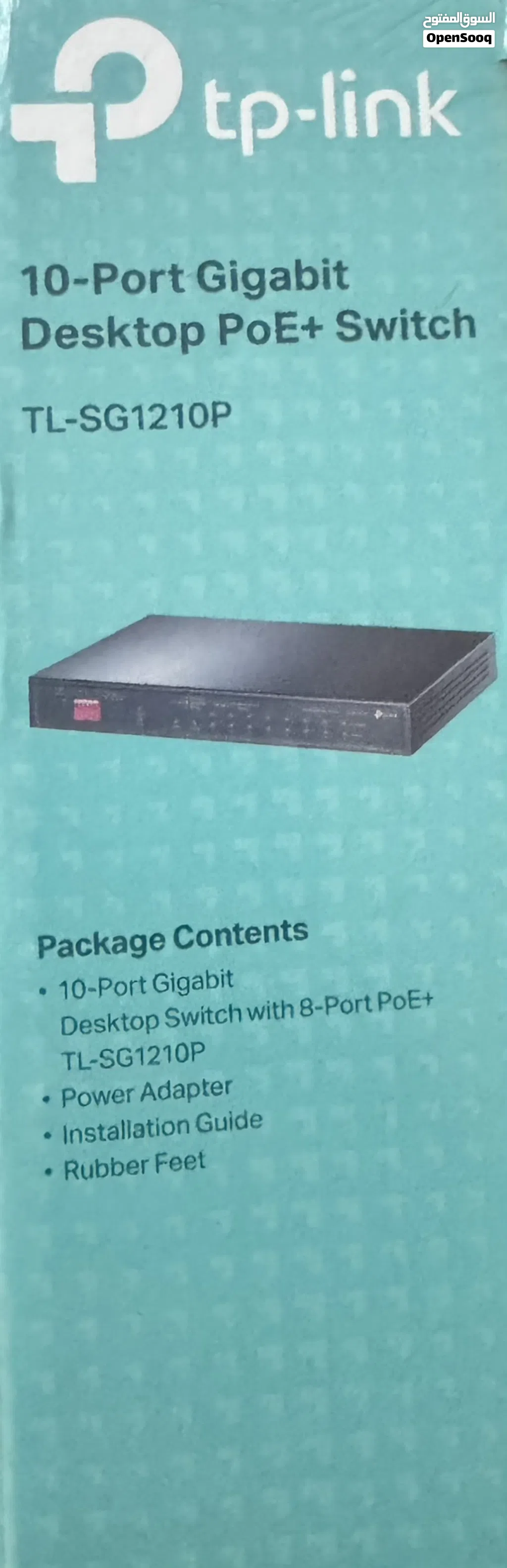 TL-SG1210P - 10-Port Gigabit Desktop Switch with 8-Port PoE+