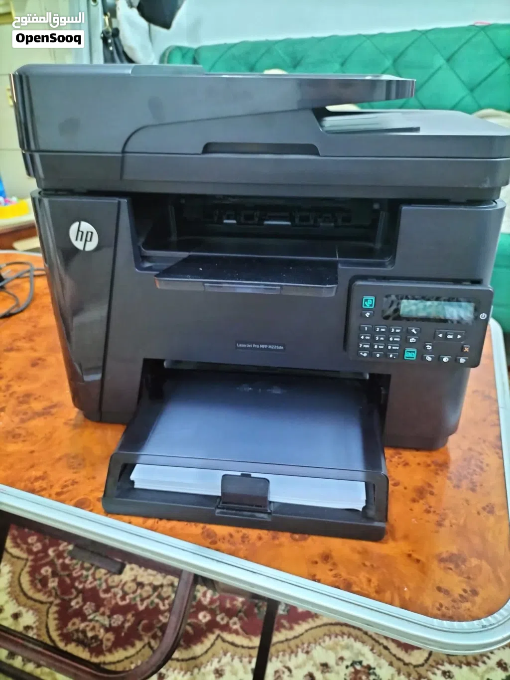 عدد ( 2 ) طابعة hp للبيع مستعملة بحالة الجديد (1) hp laser Jet Pro MFP M225dn(2) hp laser jet pro400