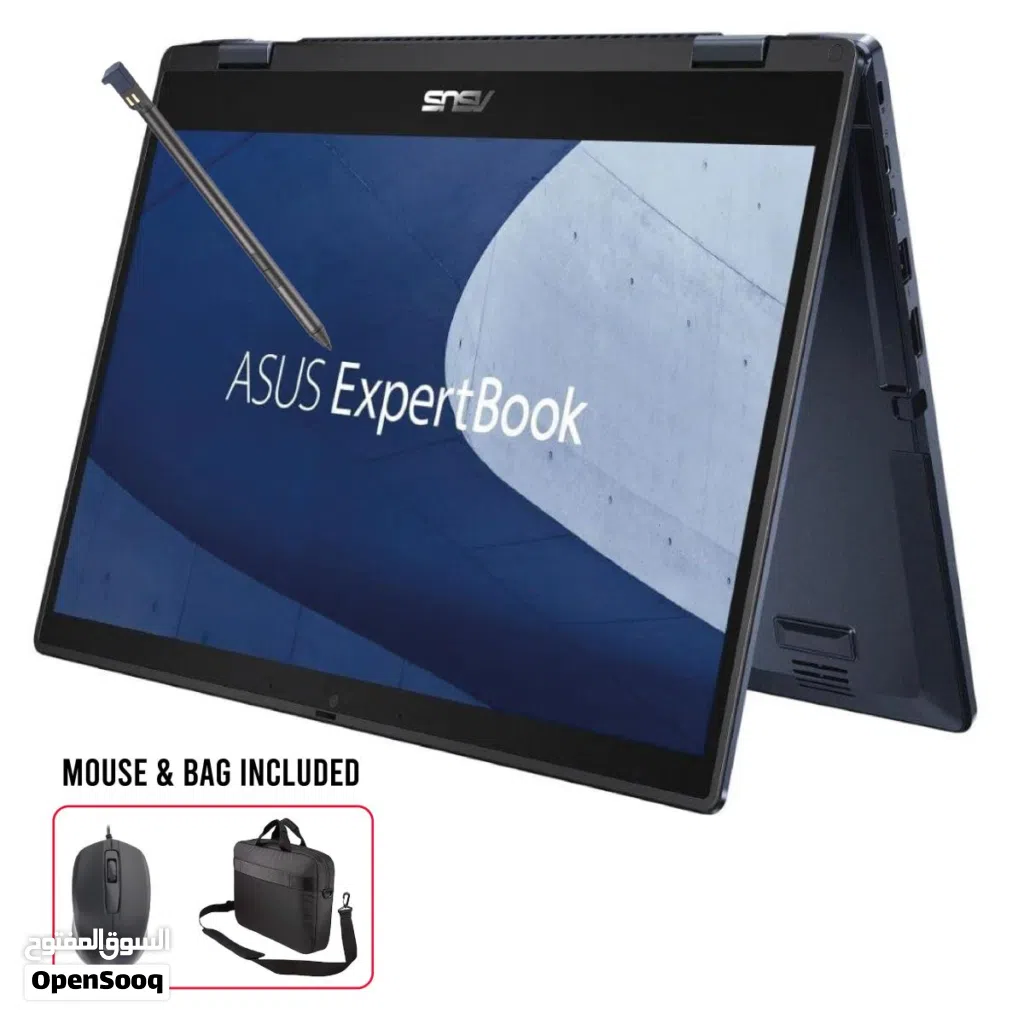 Asus ExpertBook B3 Flip Laptop Intel Core 7 150U 5.4GHz لابتوب اسوس كور سفن