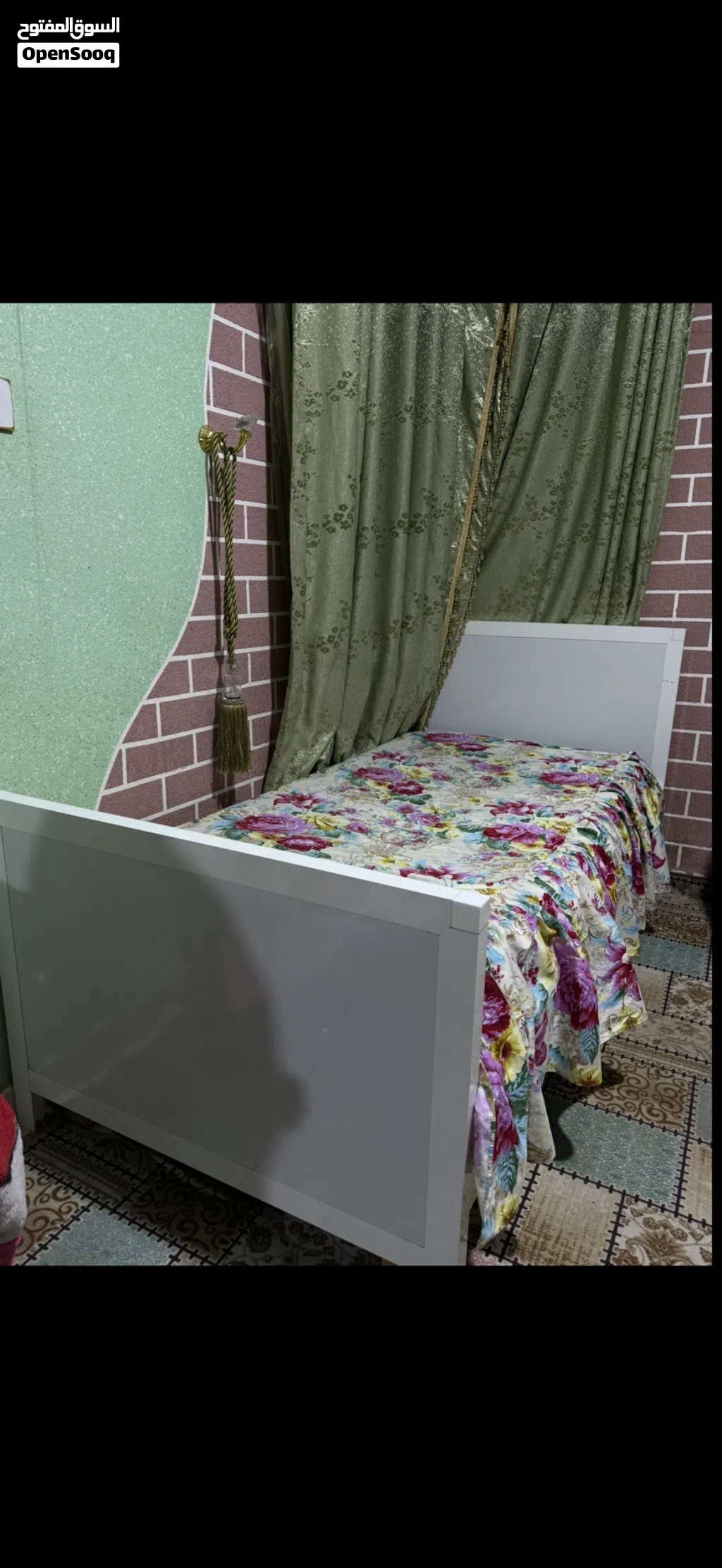 سرير نفر ركم قوي جداً نجارة متوفر منه اثنين ولواحد ب 125