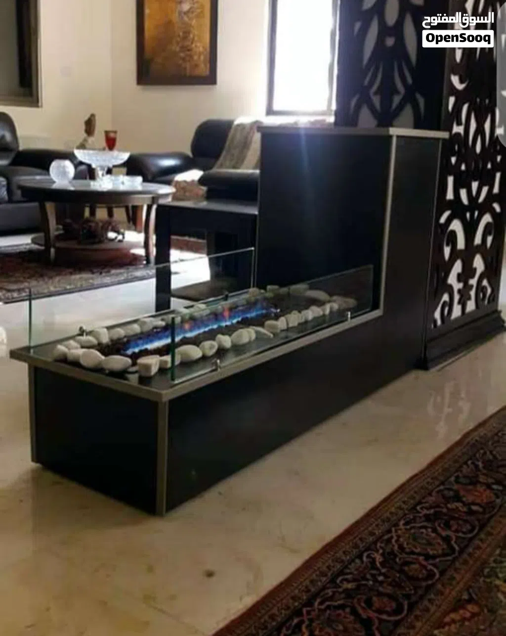 فاير بليس غاز (تشطيب جميع الفاير بليسات معه ديكور +دهان +كهرباء بتستلم كلشي جاهز