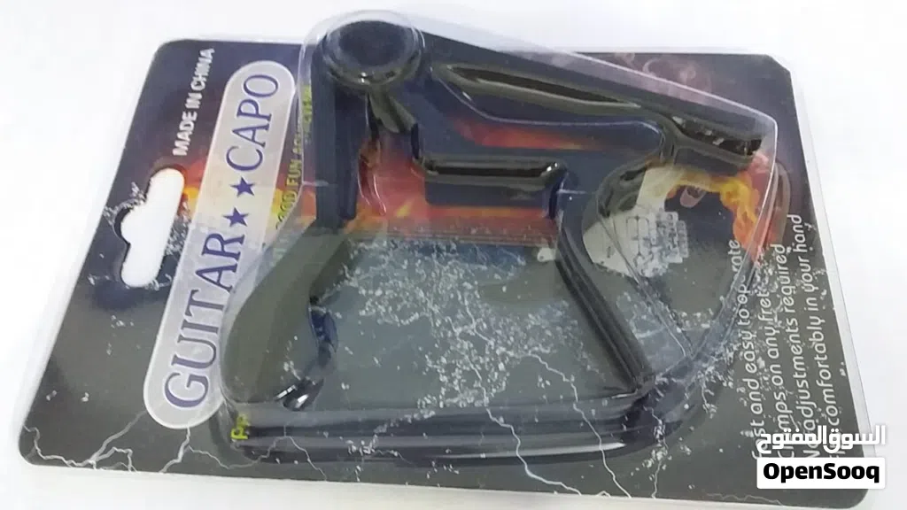 Quick Change Clamp Key Trigger Capo for Acoustic/Electric/Classic Guitar @ Black @ جيتار كابو