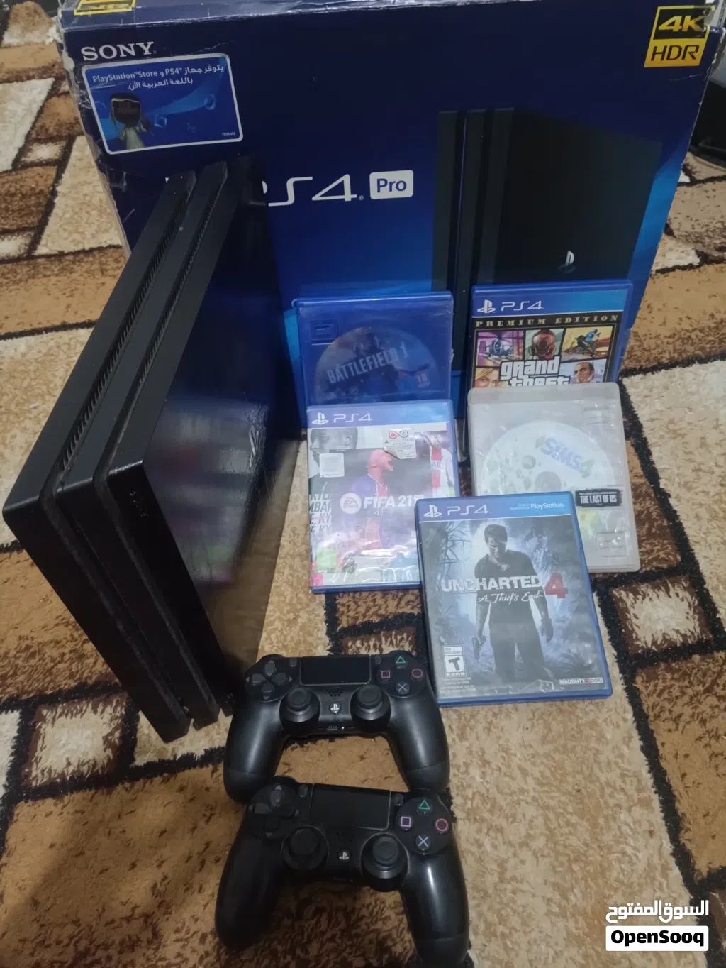 بلاي استيشن 4 برو 1تيرا