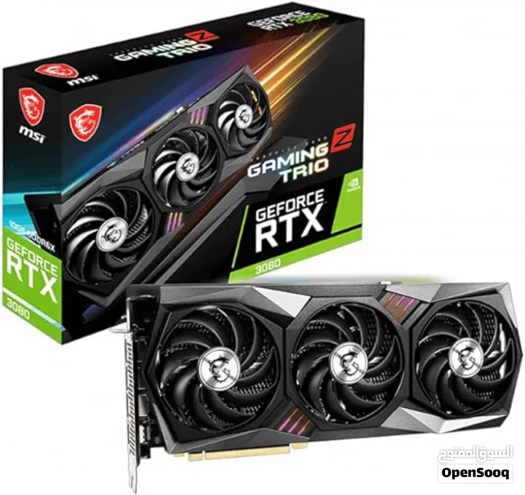 MSI Gaming GeForce RTX 3080 LHR 10GB GDRR6X Graphics Card For sale