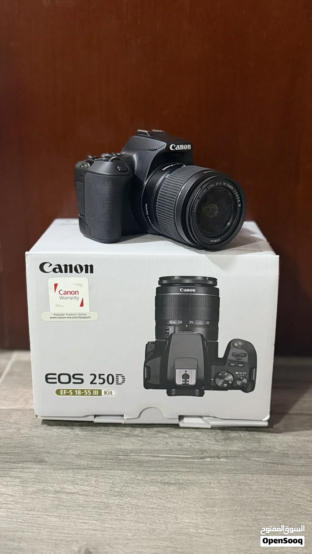 Canon 250d new , 1 time use
