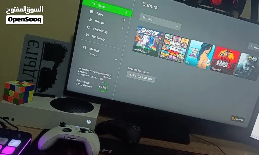 اكس بوكس سيرس اس مع الكرتونه