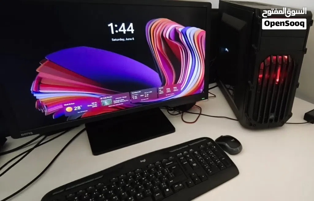 جهاز كميوتر مع شاشة Desktop Intel Core i7-6700K GTX 1070 16GB