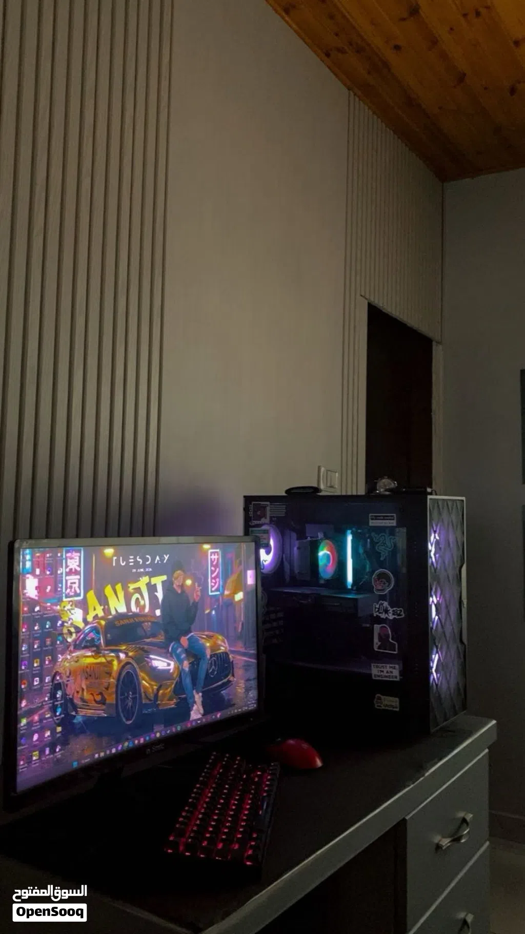 Gaming PC 4060 + شاشة 144HZ - جيمنج بيسي