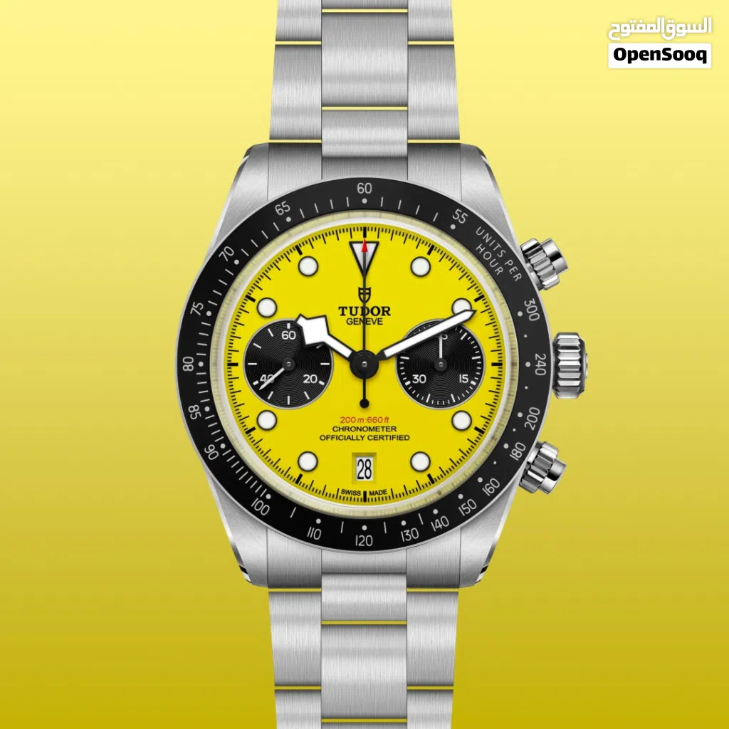 Tudor Black Bay Chrono 39 Bumblebee Yellow Dial m79310n-0001