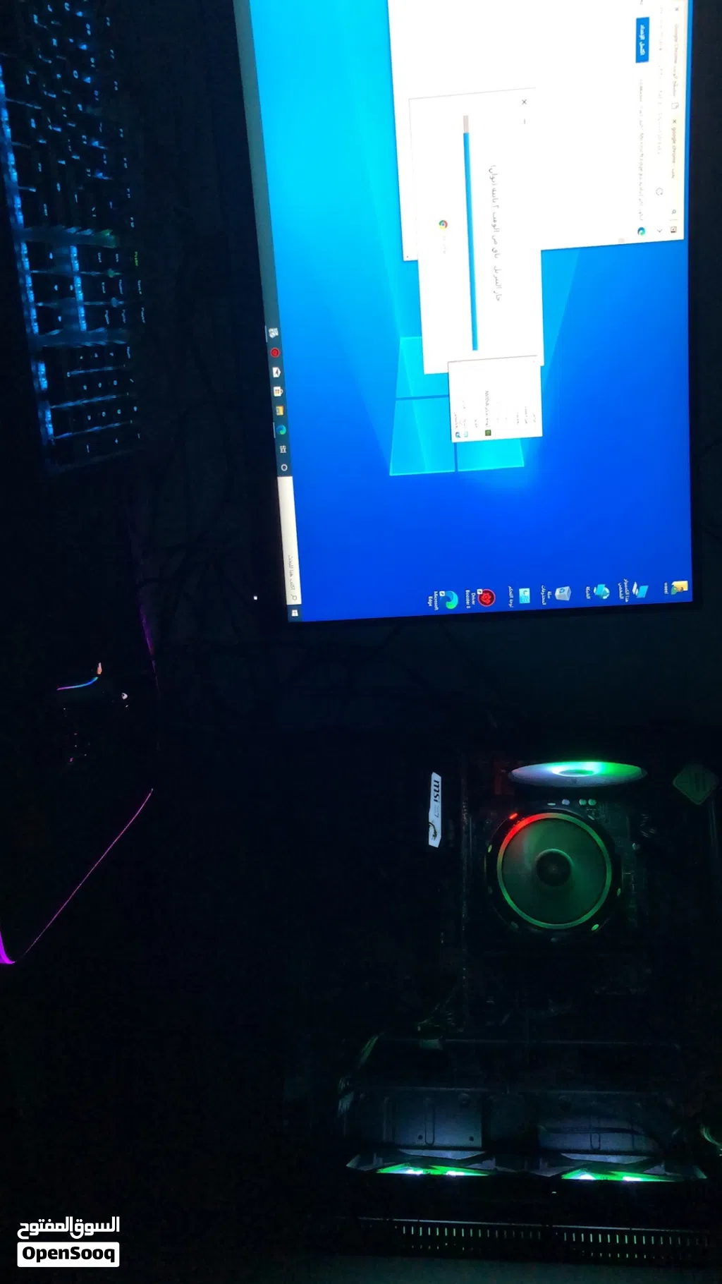 بي سي كامل متكامل للبيع للي معني يتواصل معي وما بنختلف
