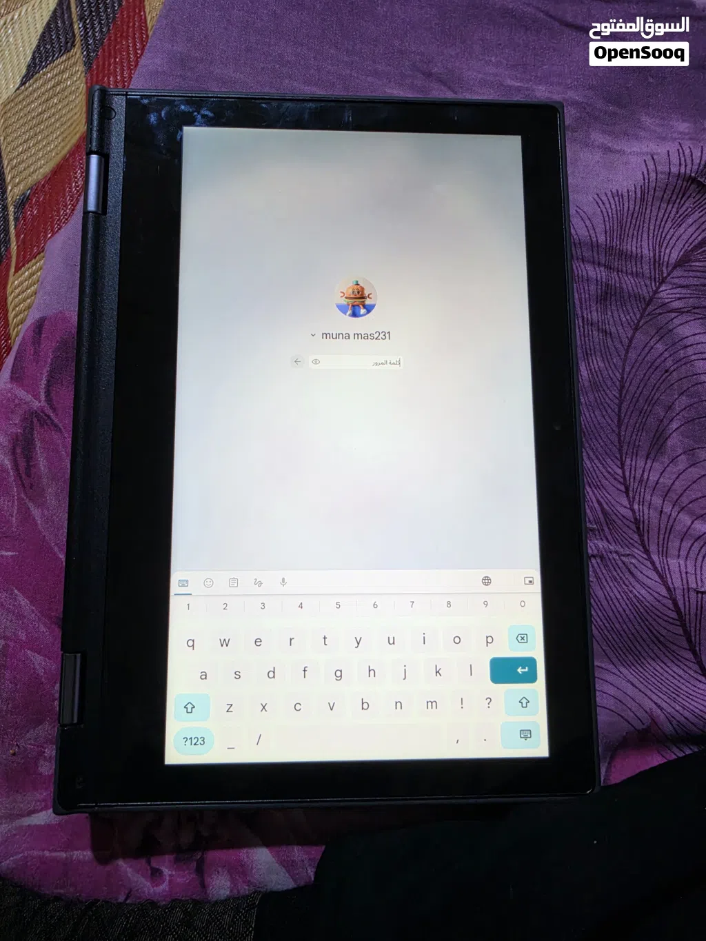 لابتوب وايباد Lenovo قلاب 350 درجه تريده لابتوب او ايباد نضيف لا مفتوح ولا مصلح